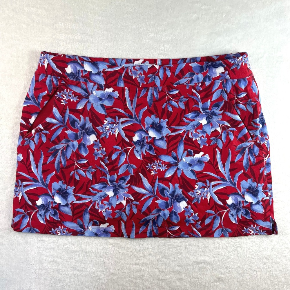 Tommy Bahama IslandZone XL Floral Skort Tropical Resort Golf Coastal Grandmother